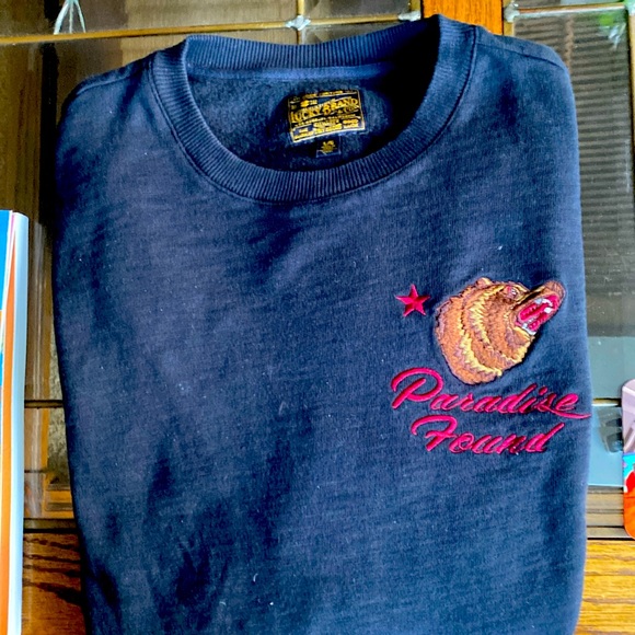 Lucky Brand embroidered shirt NWOT